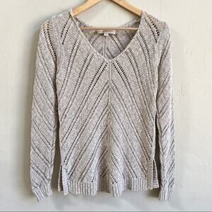 LOFT‎ Oatmeal Knit Sweater